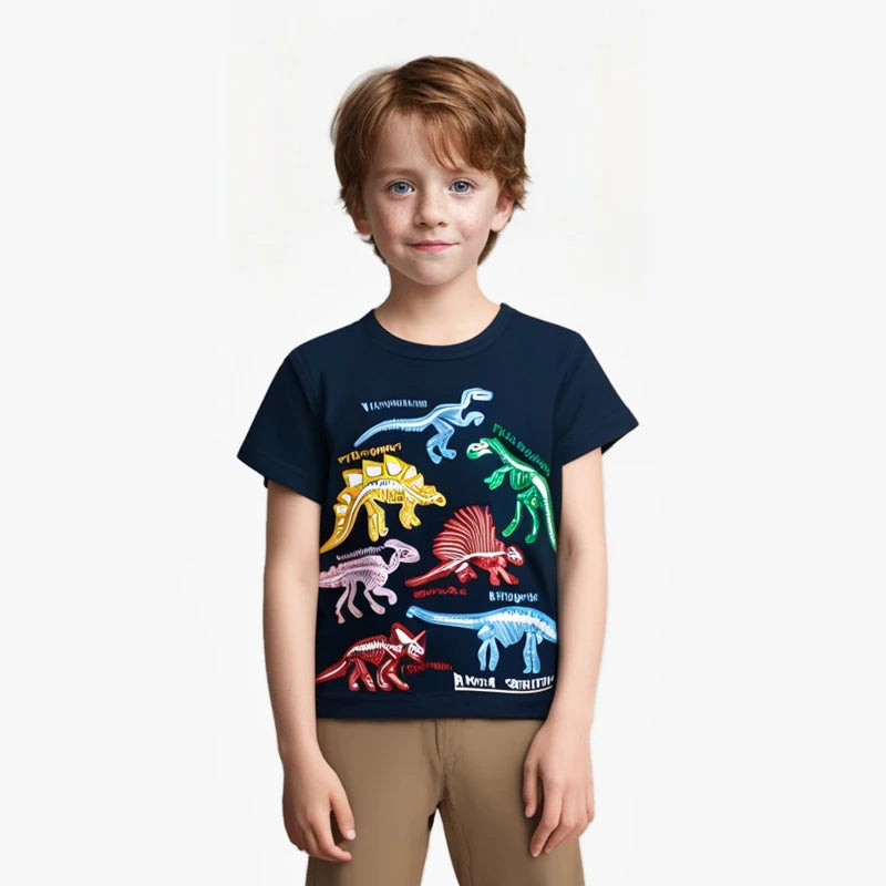 Alexander Short Sleeve Print Cartoon Car Tees