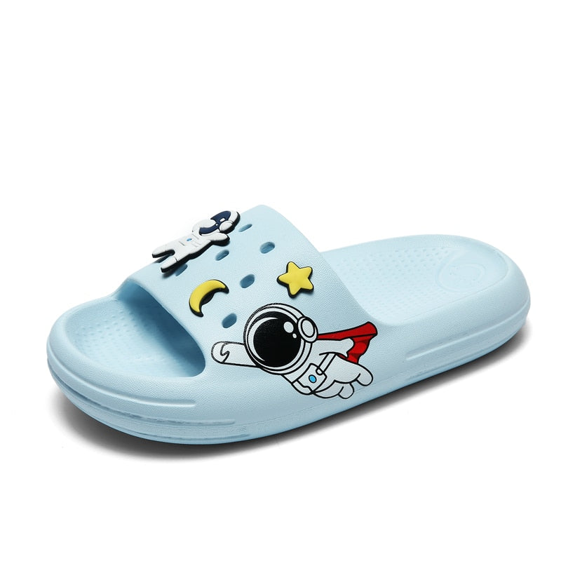 Cartoon Cute Slippers for Boys Kid Beach Shoes Sandals