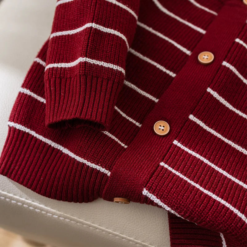Victor Fashion Striped Knitted Sweater