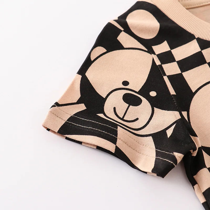 Richard Cartoon Printed Short Sleeve Tees