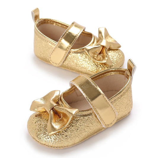 Baby Girls Shoes 0-18 Months First Walkers Soft Sole Spring Autumn Cute Bow Princess Shoes