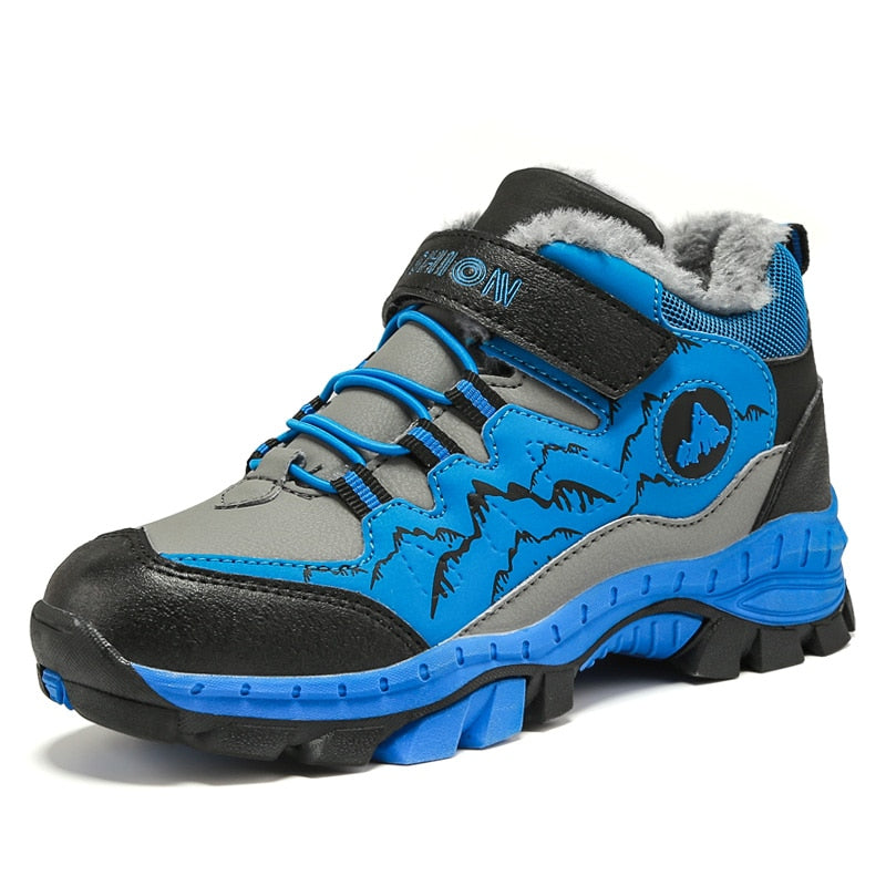 Winter Hiking Shoes Boys Kids Snow Boots Teenagers - GuGuTon