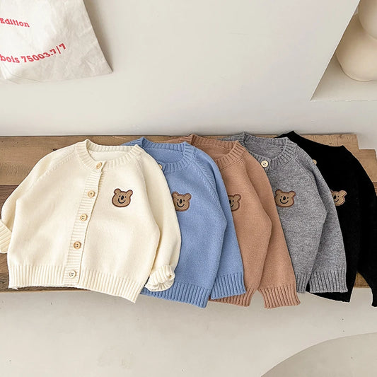 Bryant Cute Bear Knitted Clothes Sweater - GuGuTon baby store - Baby Fashion - Toddlers Outfits - Babies Outfits - Toddler Clothes - Kids Clothing - Newborn Clothes - Newborn Wear - Kids Wear - Trending Clothes - Trending Outfits - Fall Fashion - Winter Fashion - Girls Clothes - Boys Clothes - Babies Wear - Kids Accessories - KidsWear - Summer Clothes - Summer Fashion - Summer Trend - Falls Sweaters - Tops - Bottom - Jeans - Blouse - Dresses - Newborn Dresses - Toys