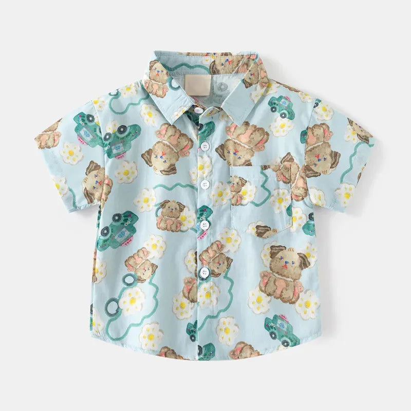 Mario Clothing Boys Short Sleeved Shirt