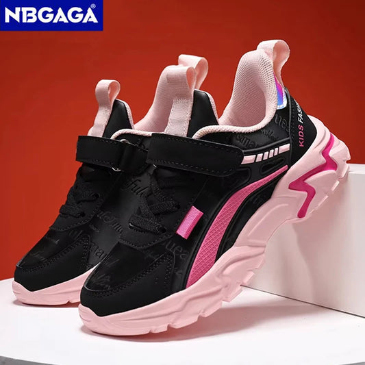 Girls Sneakers Fashion Non-Slip Casual Flat Running Shoes for Student's