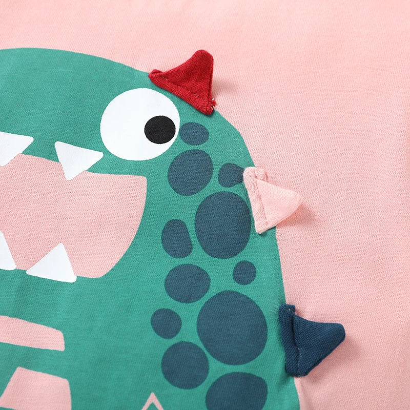 Saul Animal Dinosaur Cotton Tees