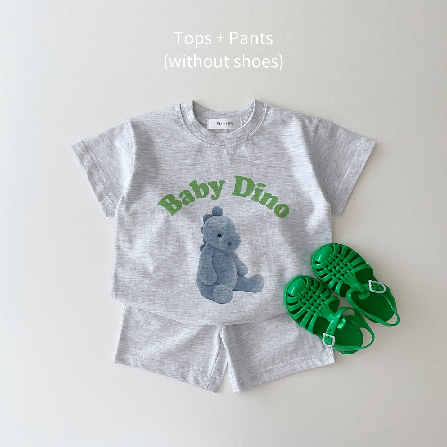 JOSH Summer Embroidered Bear T-shirts + Casual Shorts - GuGuTon