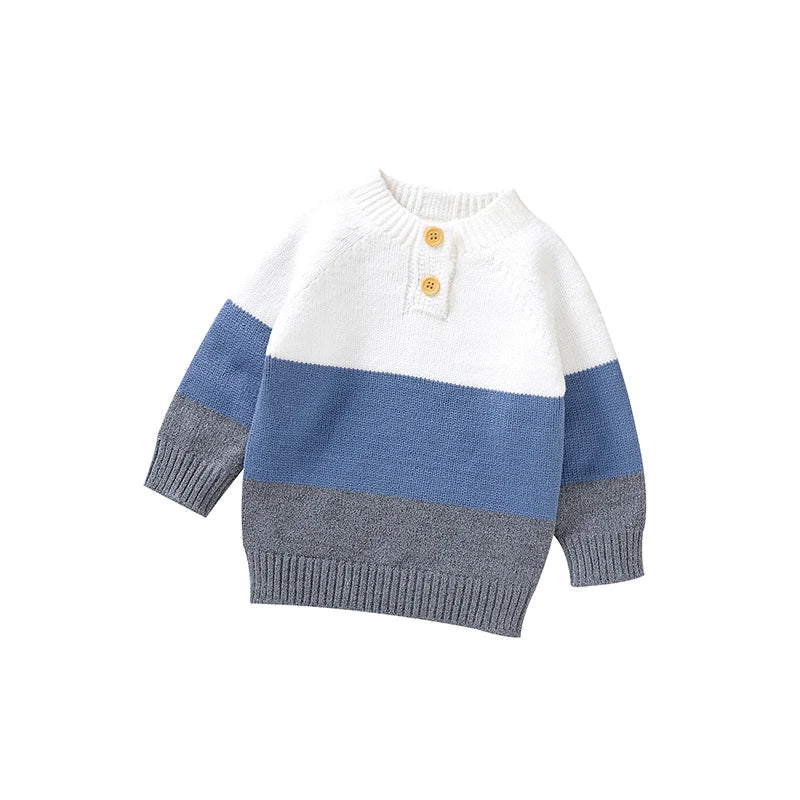 Camilo Round Neck Long Sleeve Knit Sweater
