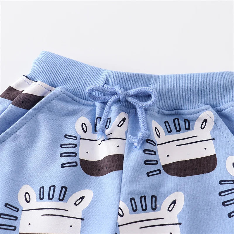Cain Summer Boys Shorts Animals Print Waist elastic