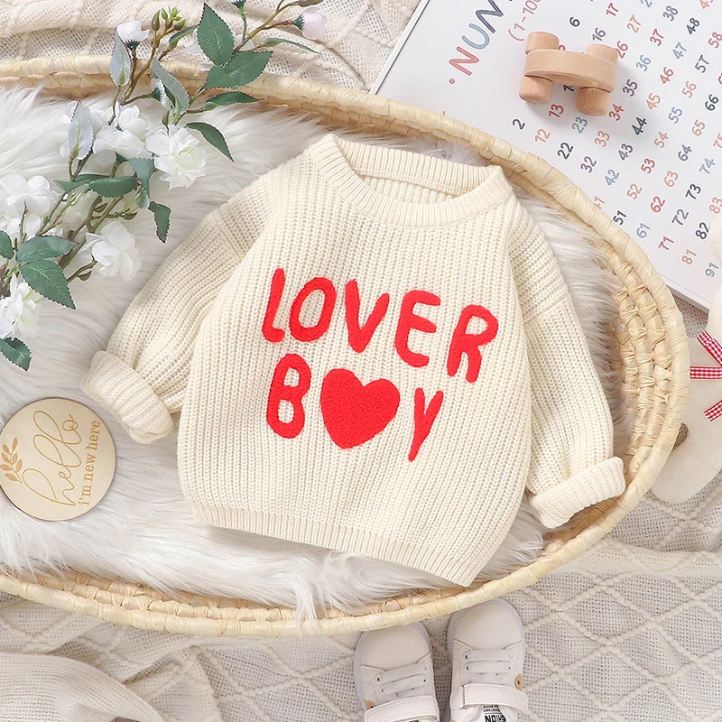 Risto Pullover Long Sleeve Letters Sweater