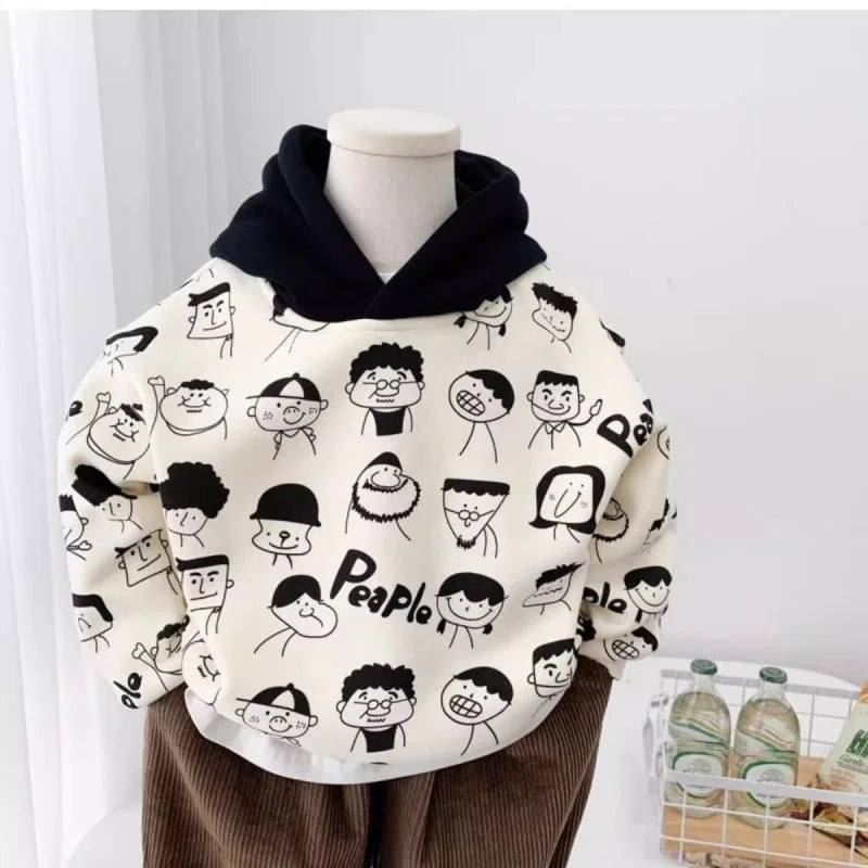 Jerry Anime Printed Long Sleeve Sweater