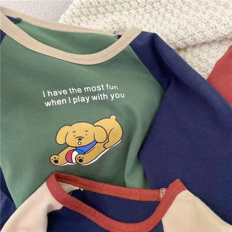 Nacho Contrast Cartoon Printing Sweater
