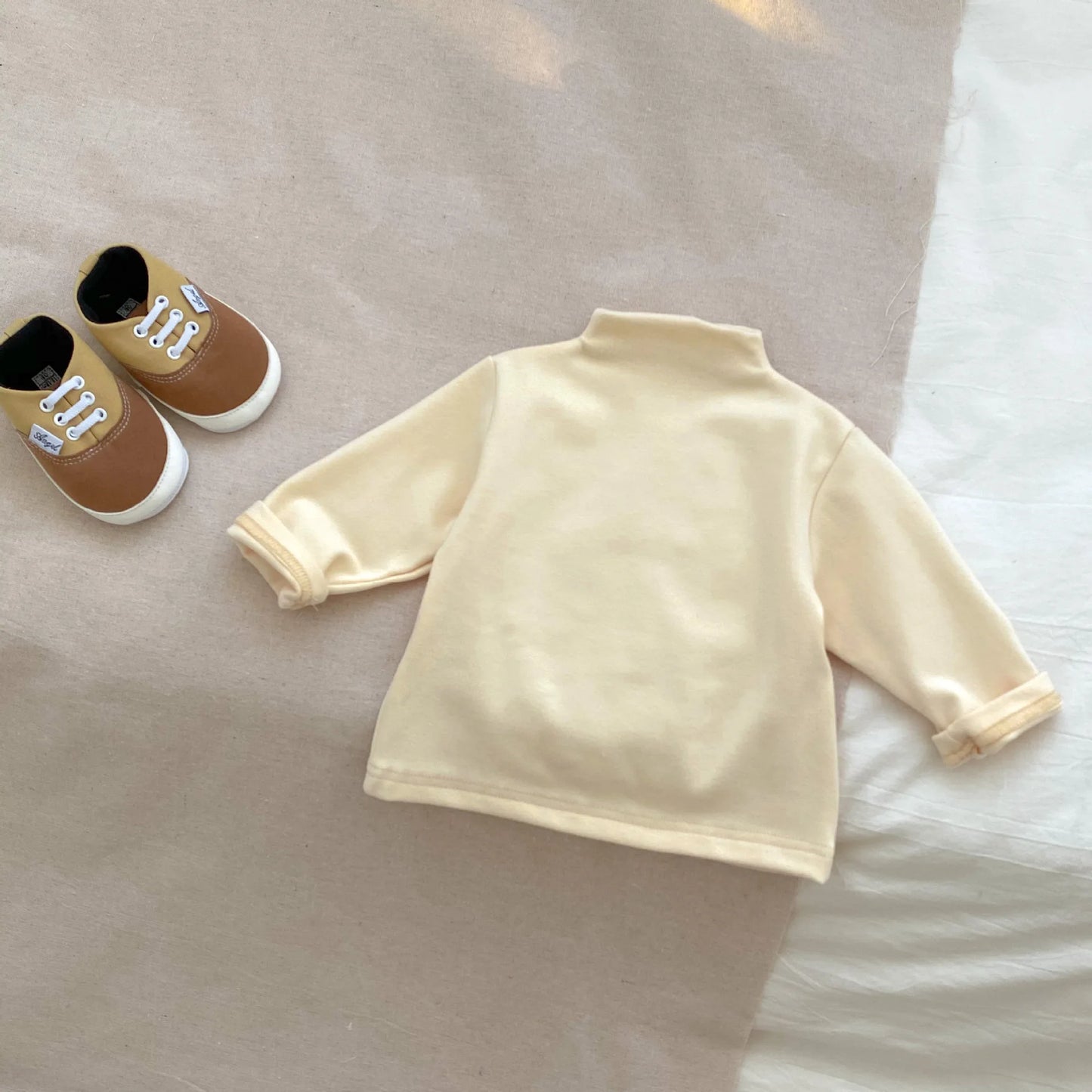 Justin Baby Half High Collar Ski Sweater