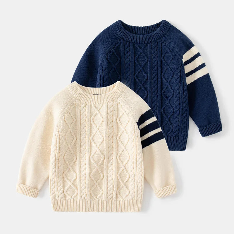Julio Long Sleeve Round Neck Knitted Sweater