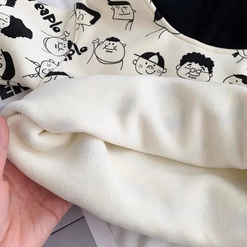 Jerry Anime Printed Long Sleeve Sweater