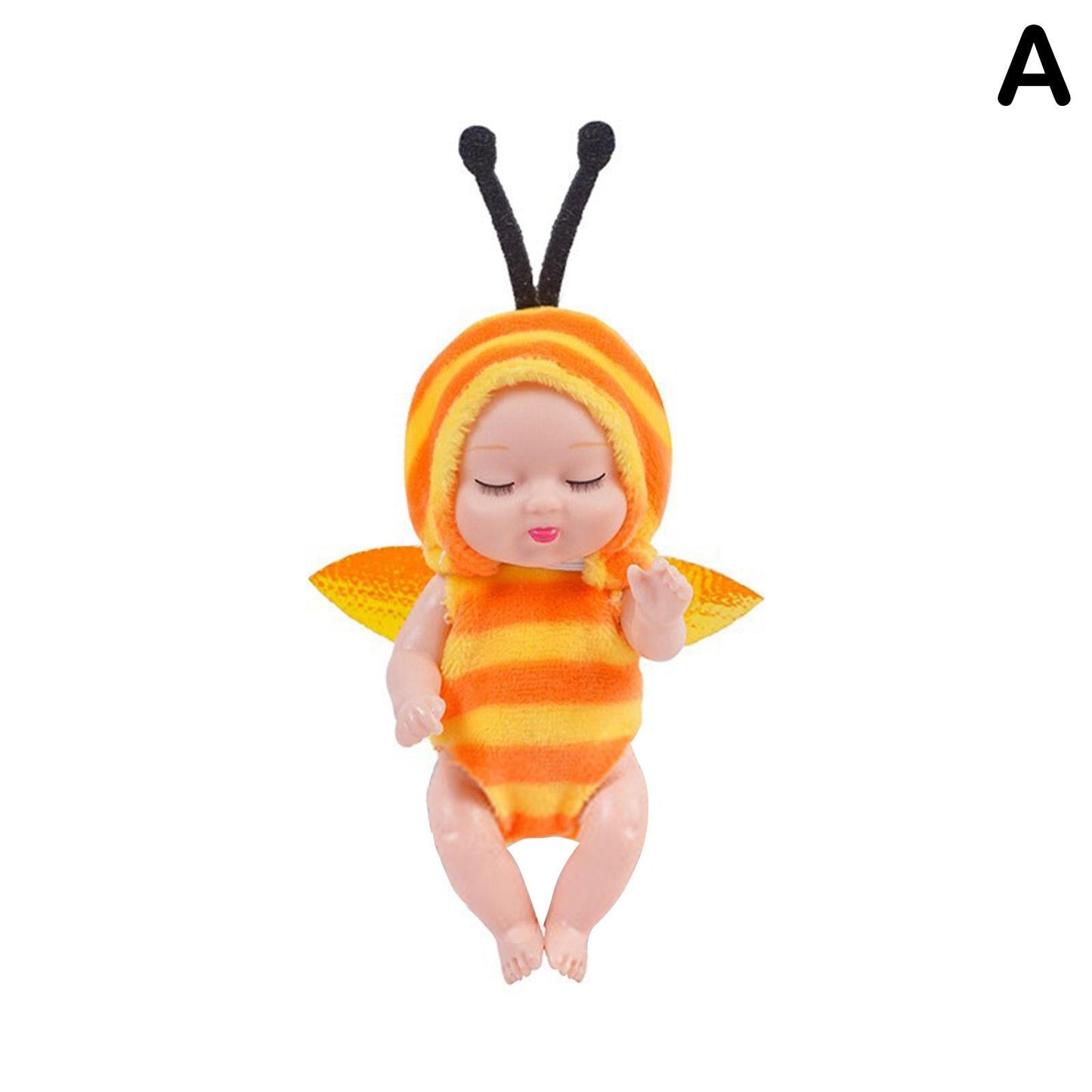 Rebirth Sleeping Simulated Moveable Joints Mini Soothe Cute Sleep Baby Dolls - GuGuTon