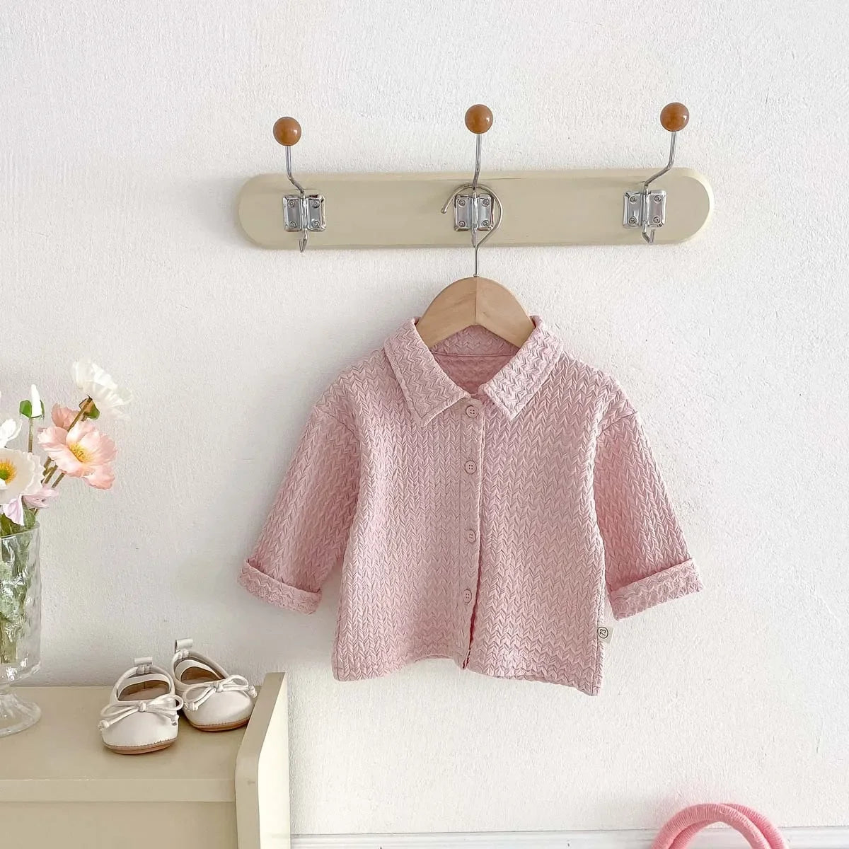 Ximena Solid Color Single-Breasted Top