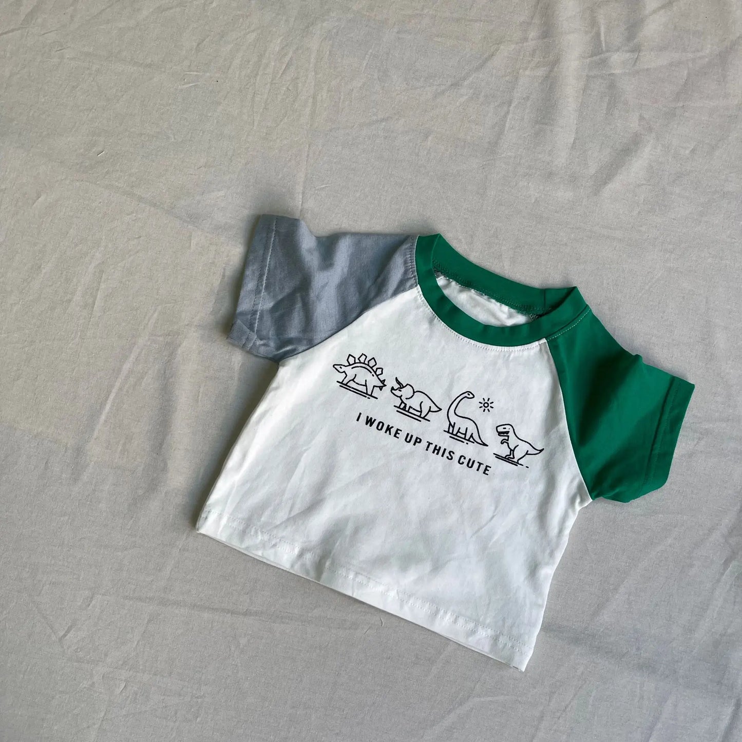 Oliver Dinosaur Cute Short Sleeved Tees