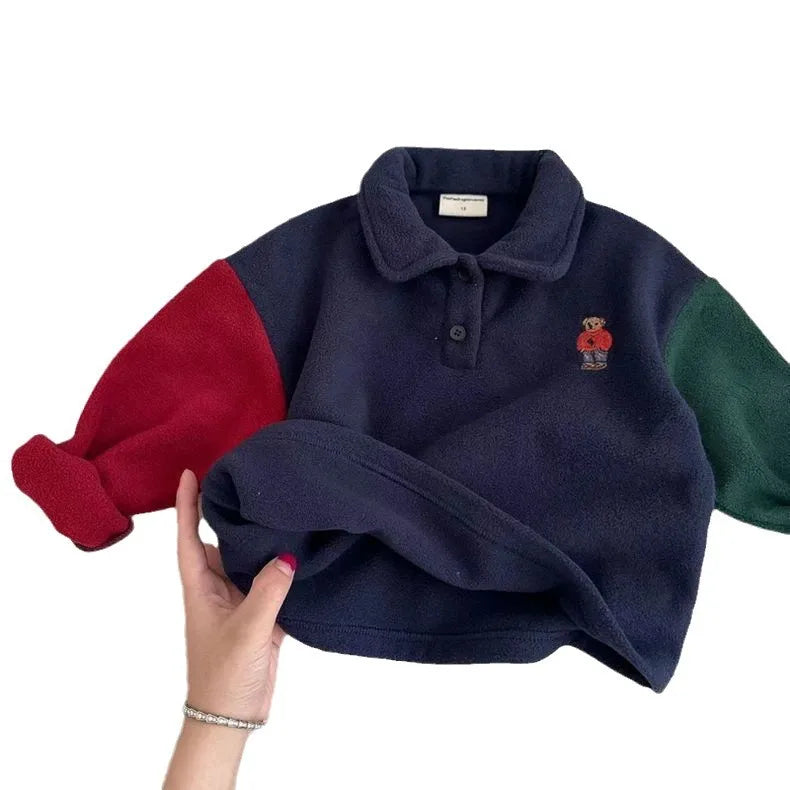 Leo Infant Cotton Bear Cartoon Sweater