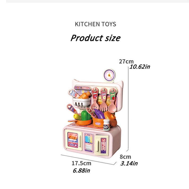 Large Children Simulation Kitchen Toy Lampligh Sound Effect - GuGuTon
