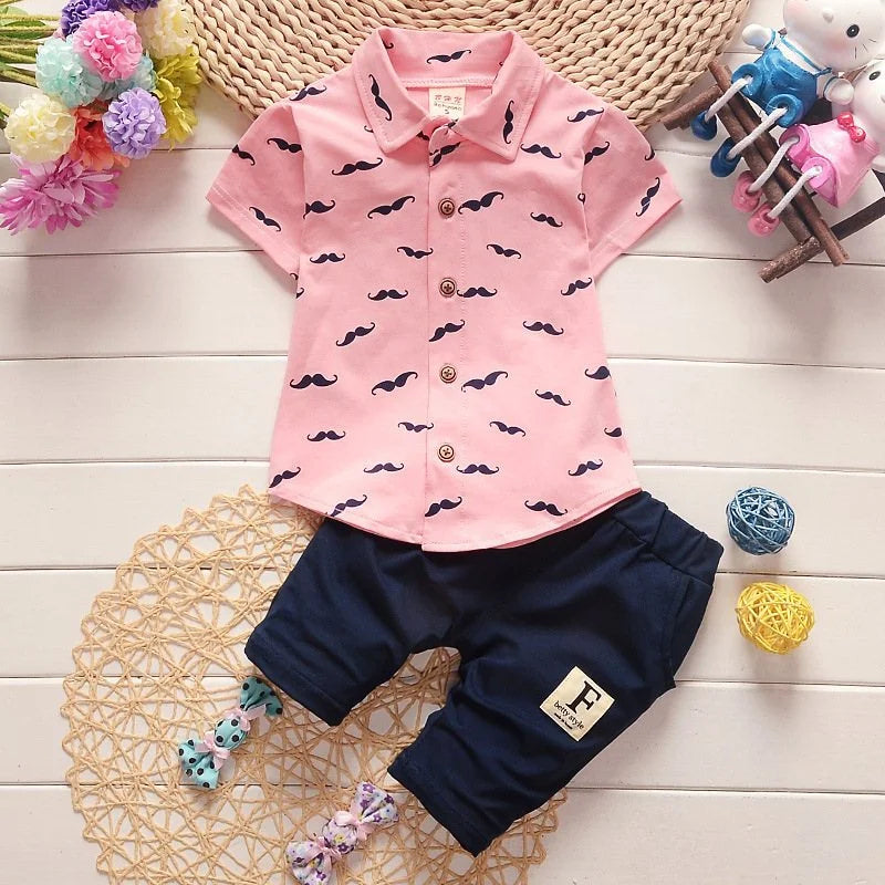 Pedro Short-Sleeved Printed Shirt + Shorts