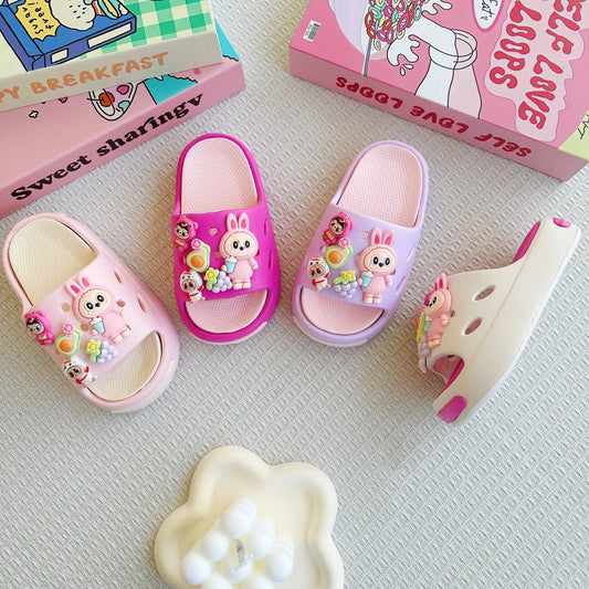 Gracie Cartoon EVA Slippers for Kids Fun 3D Characters 2-9 Years