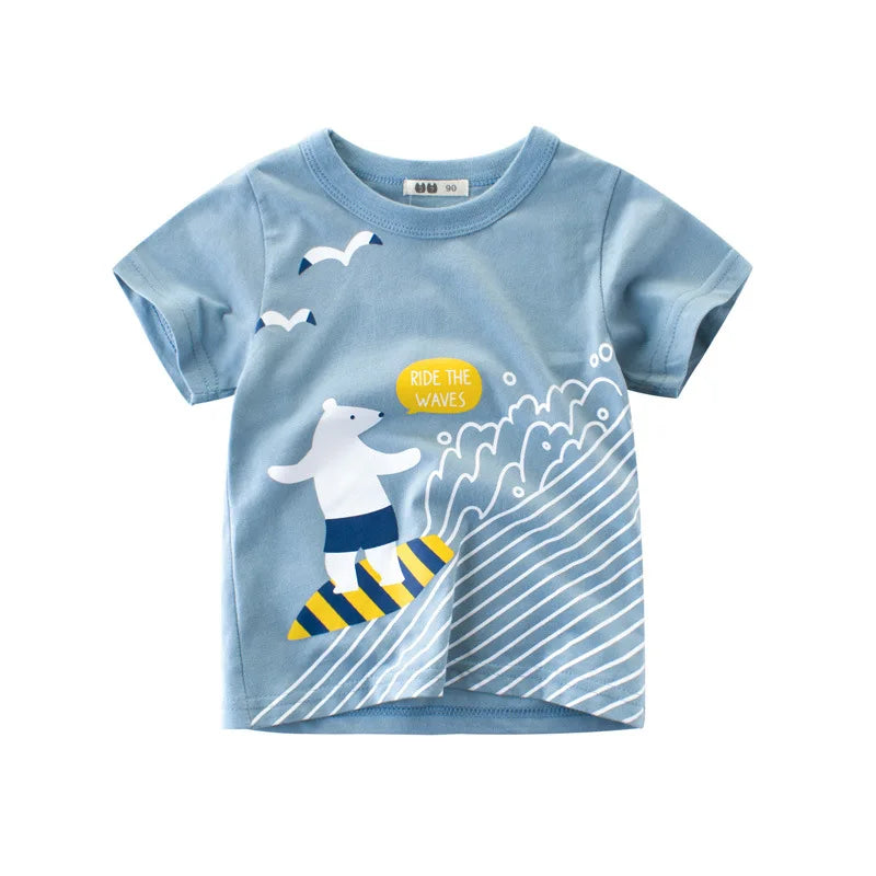 Mateo Cotton Short Sleeve Infant Tees