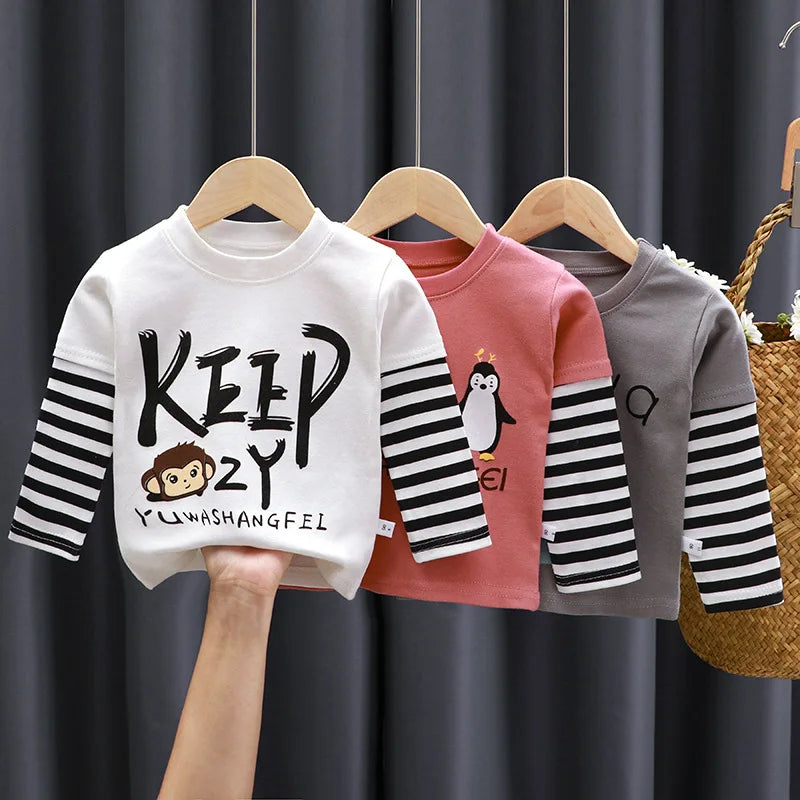 Sandro Long-Sleeved Cartoon Tees
