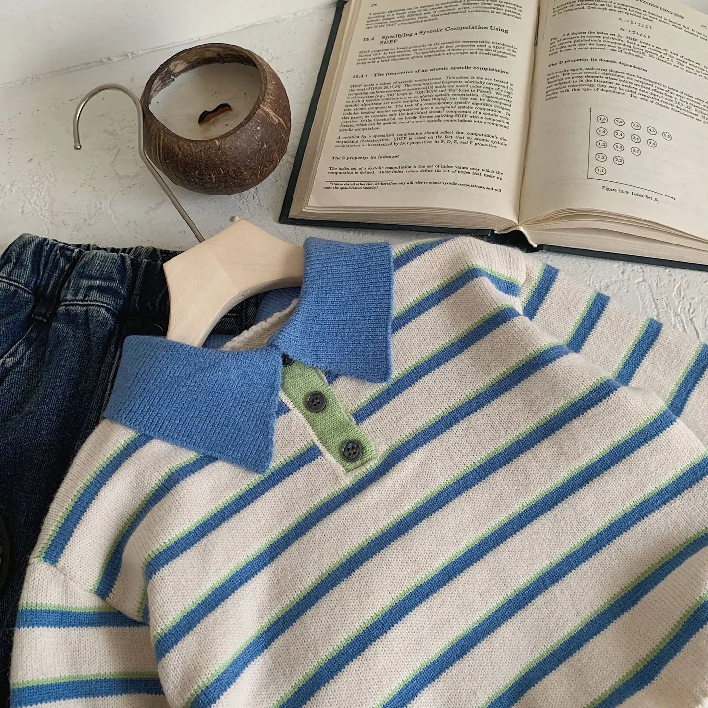 Camilo Boys' Striped Knitted Sweater
