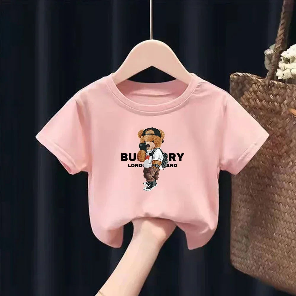 Tony Children Baby Short Sleeve Harajuk Tees