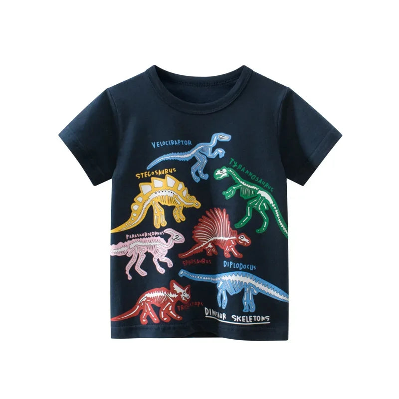 Alexander Short Sleeve Print Cartoon Car Tees