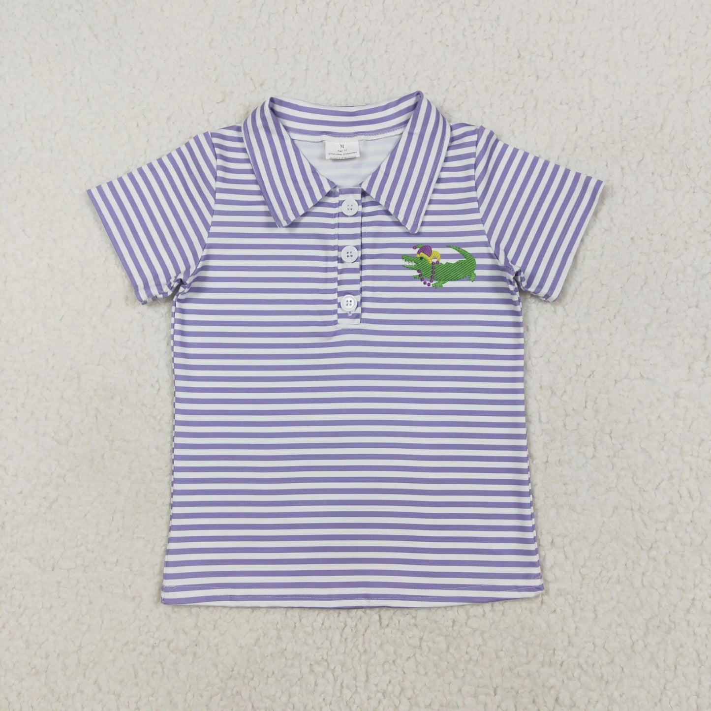 Freylin Carnival Crocodile Print Striped Tees