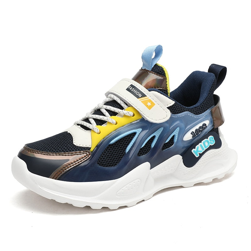 Sports Fashion Boys Mesh Casual Shoes Breathable Sneakers Running - GuGuTon