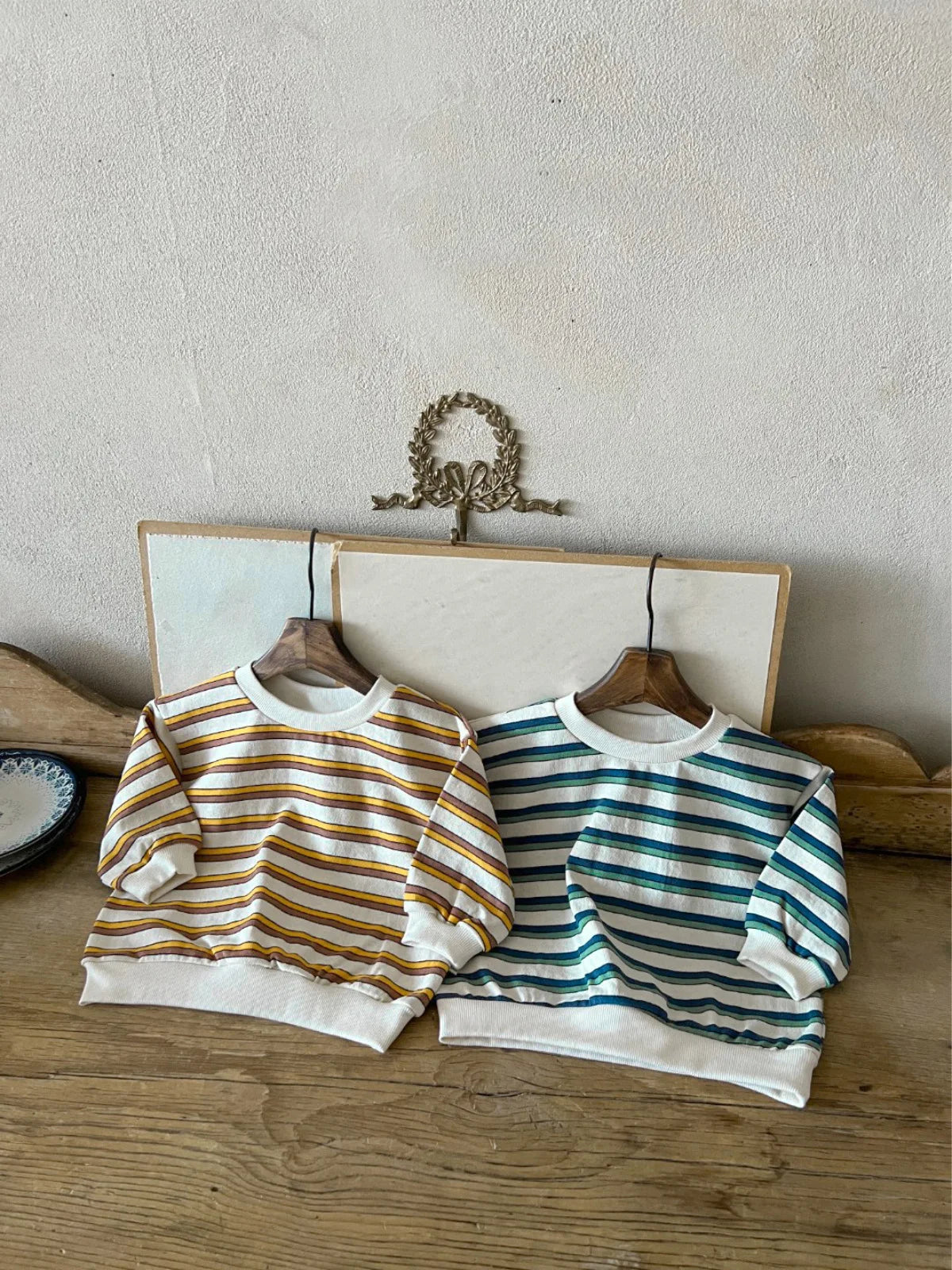 Joseph Long Sleeve Striped Sweater