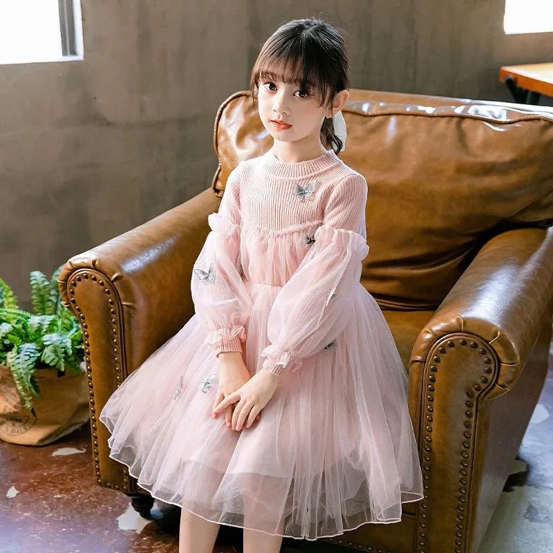 Spring Girls Princess Dresses Long Sleeve Autumn Kids Dress