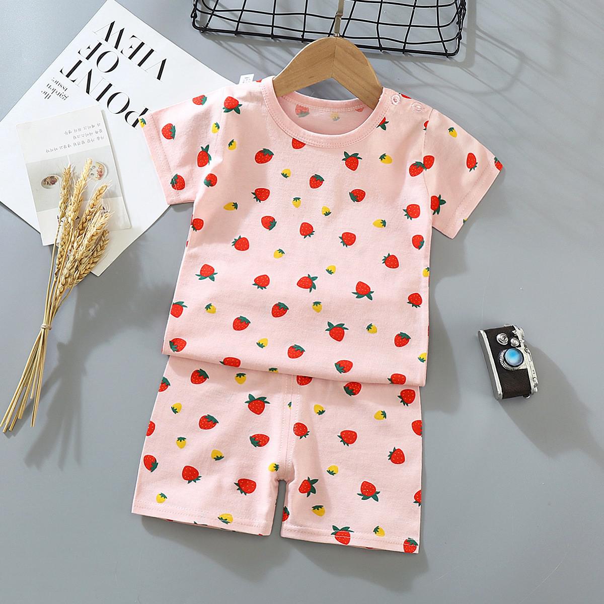 Steven Boys cartoon t-shirt and shorts set - GuGuTon