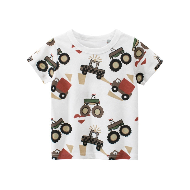 Jaimico for Kids Shirts Baby Sleeve Full Print Toddler Cotton - GuGuTon