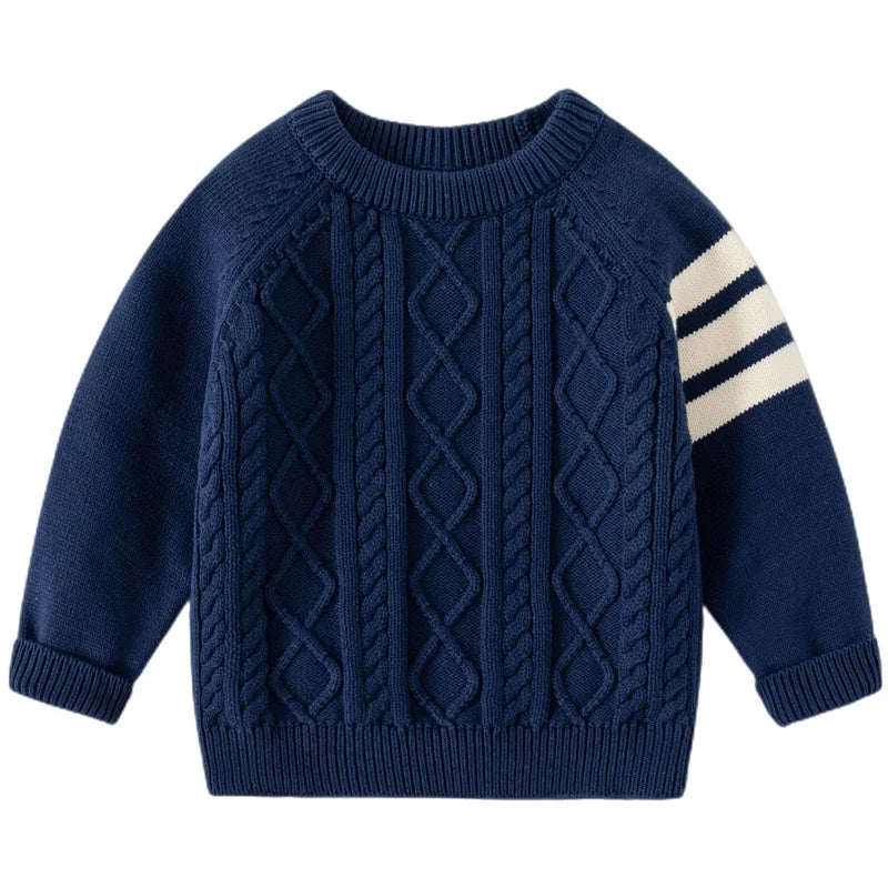 Julio Long Sleeve Round Neck Knitted Sweater