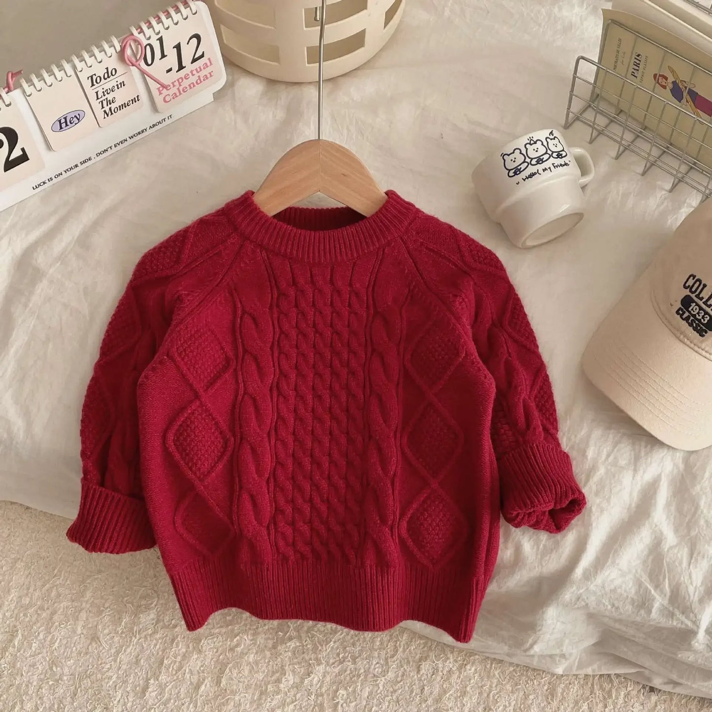Criss Vintage knitted Twists Sweater