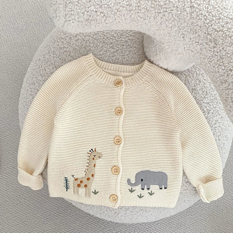 Paulo Embroidered Round Neck Sweater