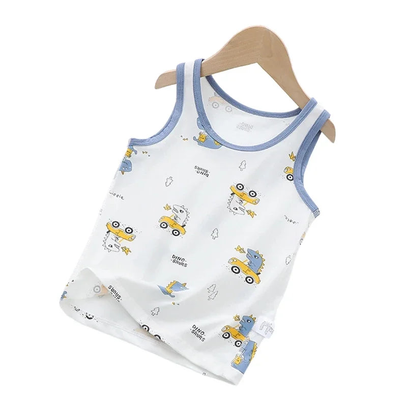 Nabil Space Man Cartoon Tank Tees
