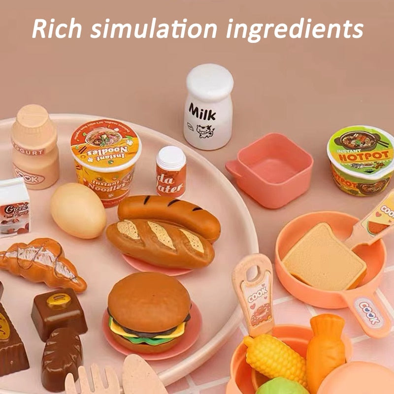 Large Children Simulation Kitchen Toy Lampligh Sound Effect - GuGuTon