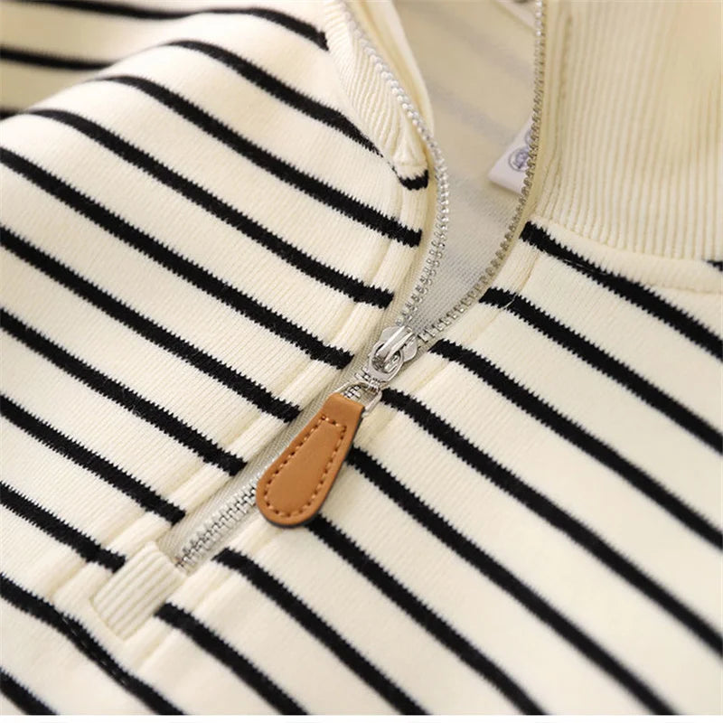 Martina Spring Autumn Girls Casual Big Kids Clothing Lapel