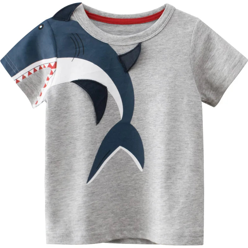 Michael Short Sleeve Kids Clothing Boy Cotton Tees