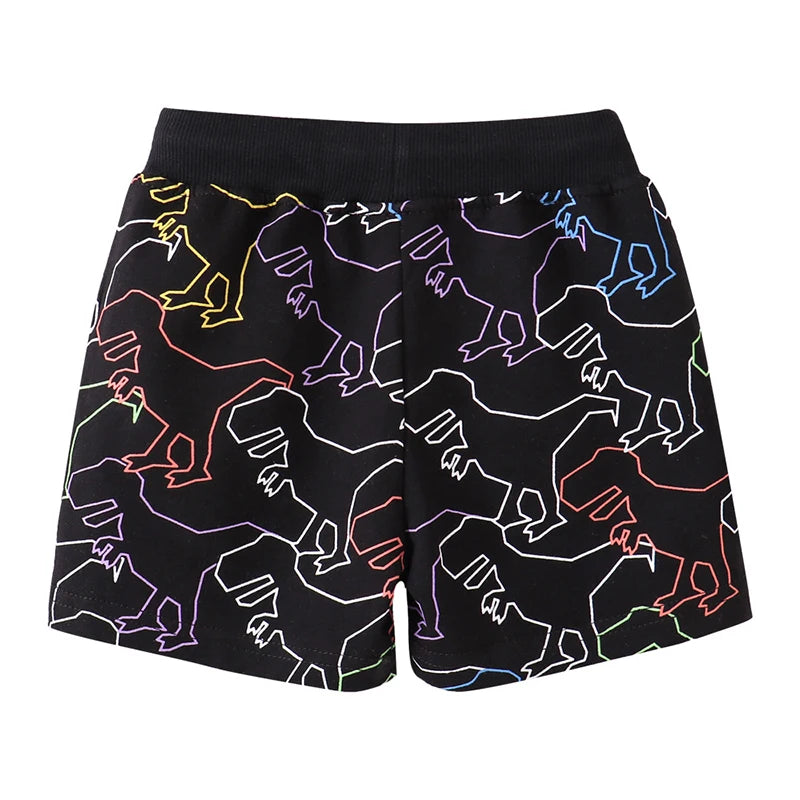 Grabiel Summer Boys Short Cartoon Dinosaur different colors