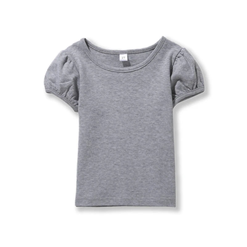 Andrea Puff Tee for School & Play Toddler Teenagers Casual