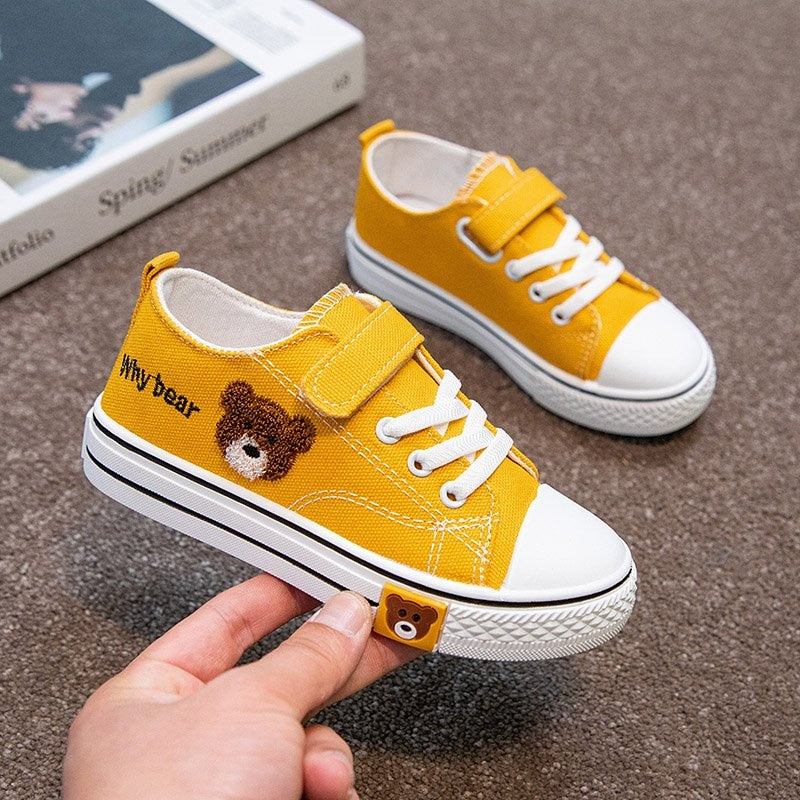 Baby Girls Boys Brand Sneakers Canvas Children Toddler Breathable Shoes Running - GuGuTon
