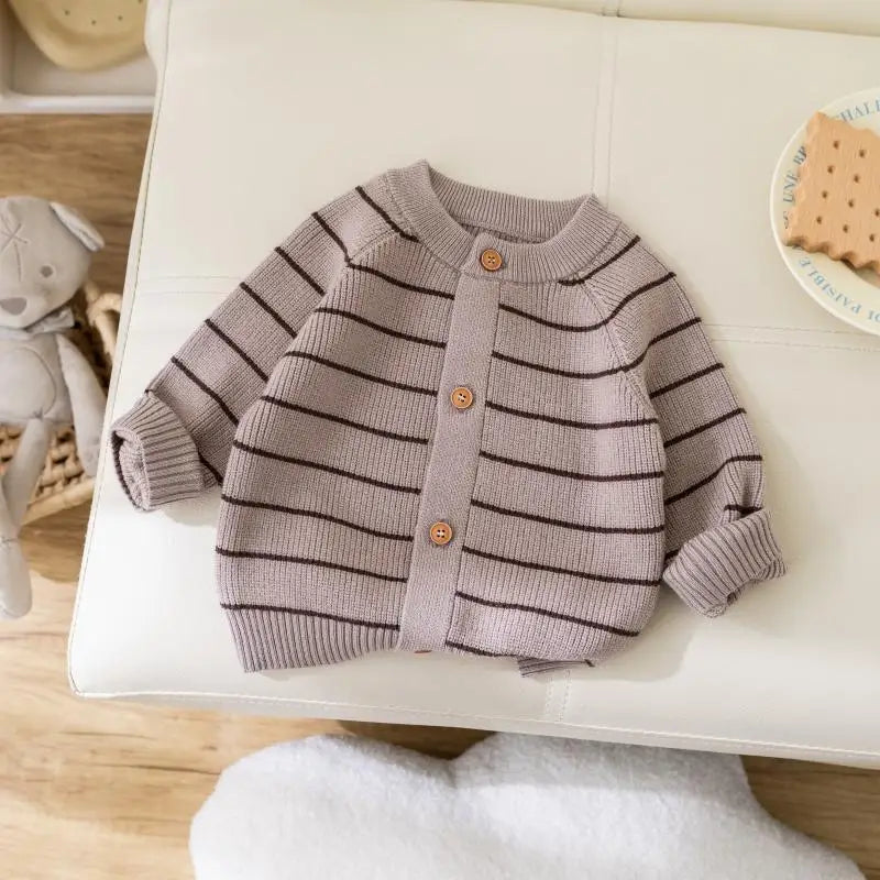 Victor Fashion Striped Knitted Sweater