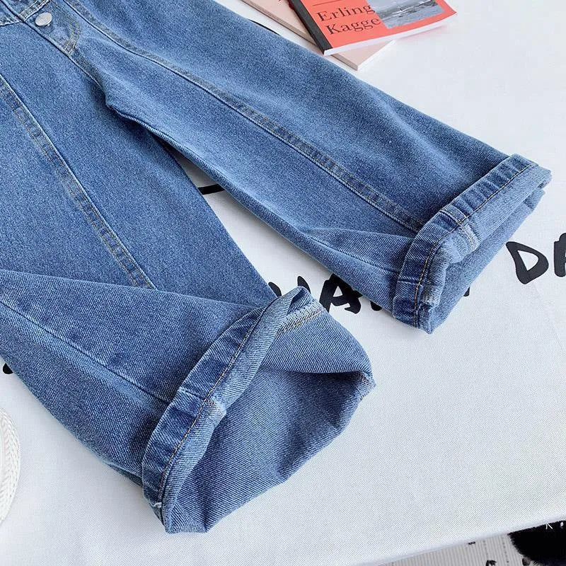 Luca Infant Denim Trousers Kids High Waist Jean Children
