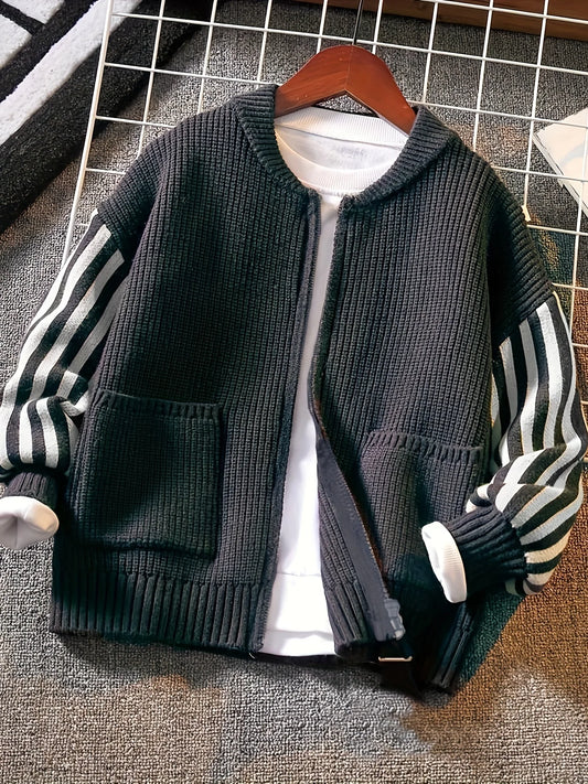 Charlie Children's Knitted Cardigan Sweater - GuGuTon baby store - Baby Fashion - Toddlers Outfits - Babies Outfits - Toddler Clothes - Kids Clothing - Newborn Clothes - Newborn Wear - Kids Wear - Trending Clothes - Trending Outfits - Fall Fashion - Winter Fashion - Girls Clothes - Boys Clothes - Babies Wear - Kids Accessories - KidsWear - Summer Clothes - Summer Fashion - Summer Trend - Falls Sweaters - Tops - Bottom - Jeans - Blouse - Dresses - Newborn Dresses - Toys